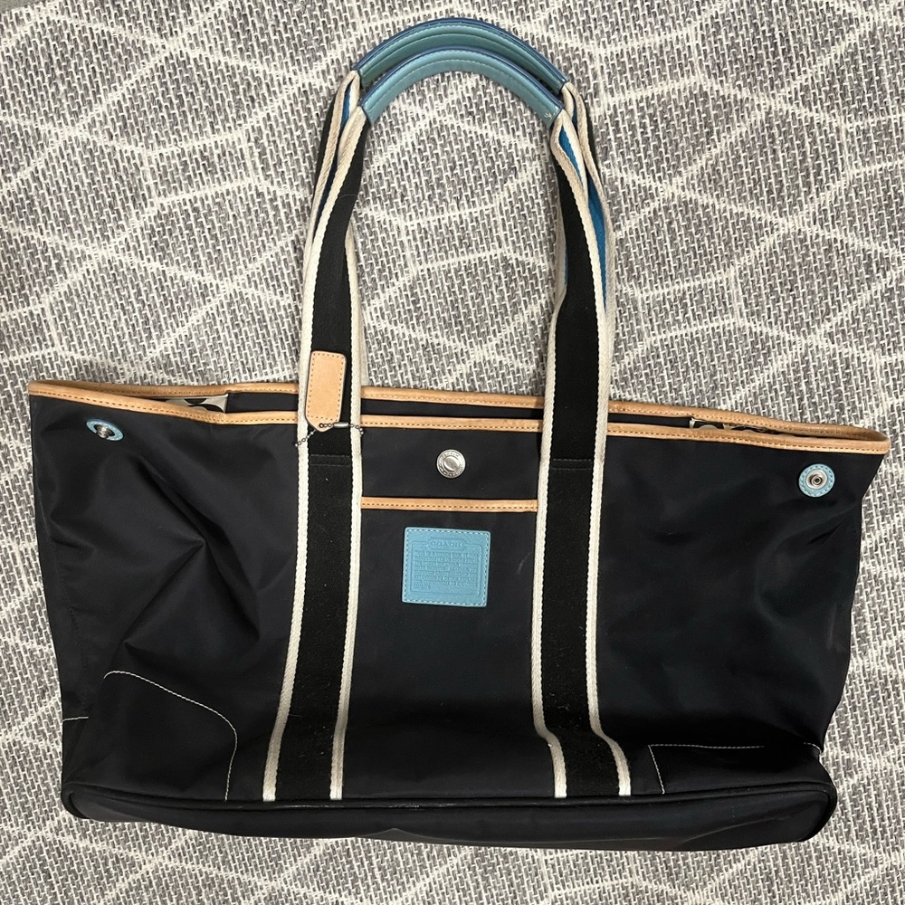 Coach nylon tote